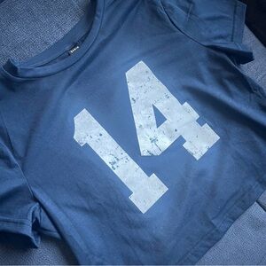 jersey fourteen crop top